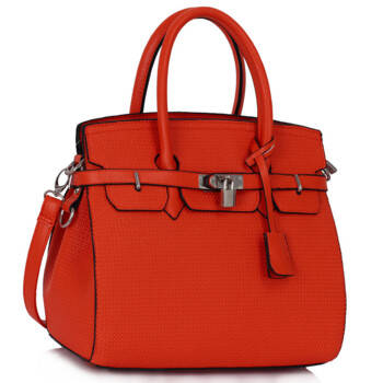 Oranžová kabelka L&S fashion LS00140