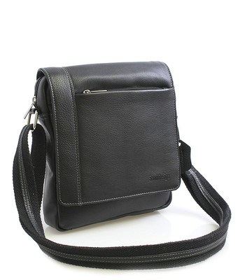 Černá luxusní kožená taška IG702