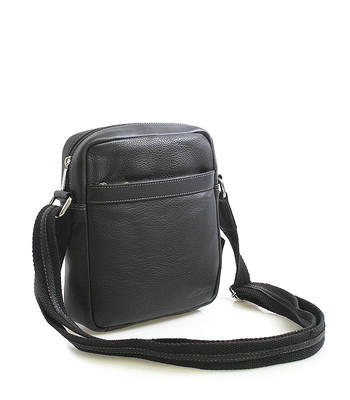 Černá luxusní kožená taška IG711
