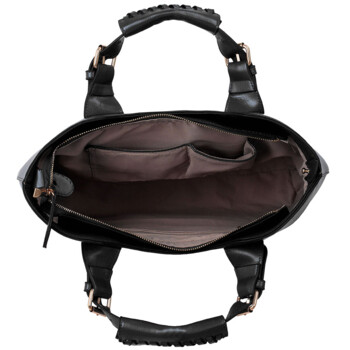Černá kabelka L&S fashion LS00267