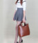Tmavě-hnědá kabelka LS fashion LS00267
