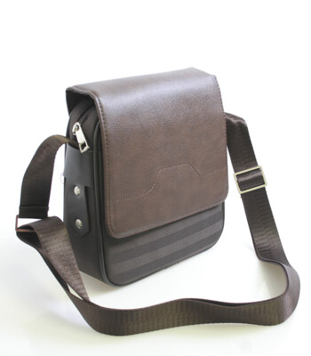 Hnědá taška na doklady přes rameno Delami 0203-2