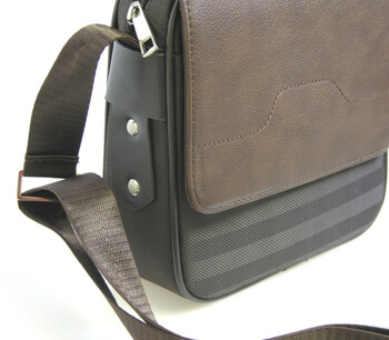 Hnědá taška na doklady přes rameno Delami 0203-2