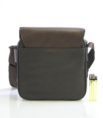 Hnědá taška na doklady přes rameno Delami 0203-2