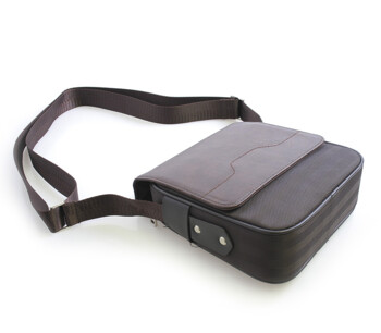 Hnědá taška na doklady přes rameno Delami 0203-2