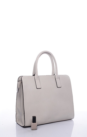Šedá luxusní kabelka do ruky David Jones Paris