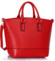 Červená kabelka LS fashion LS0085B