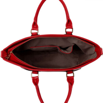 Červená kabelka LS fashion LS0085B