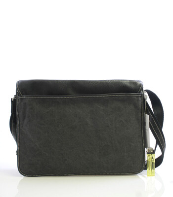 Černá pánská taška přes rameno Hexagona Messenger