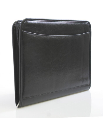 Pánská diplomatka černá s blokem na dokumenty - Cavaldi 8031