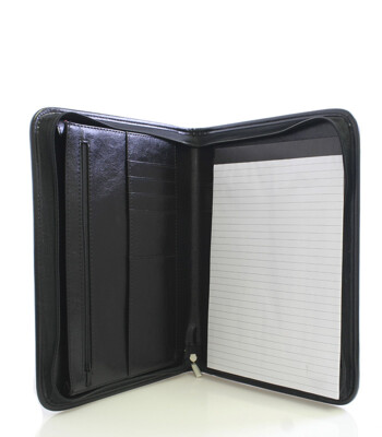 Pánská diplomatka černá s blokem na dokumenty - Cavaldi 8031