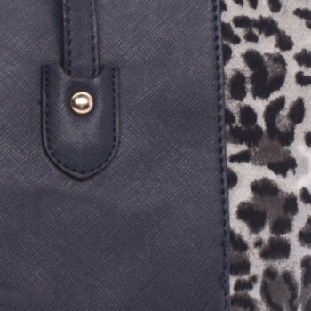 Modrá leopardí kabelka David Jones Nicole
