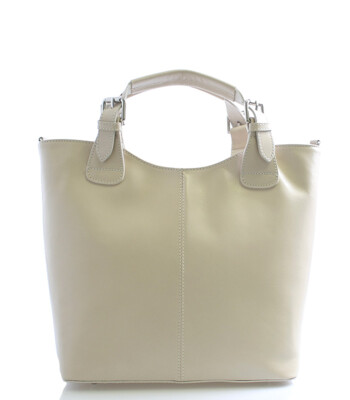 Krémová kožená kabelka ItalY Chloe