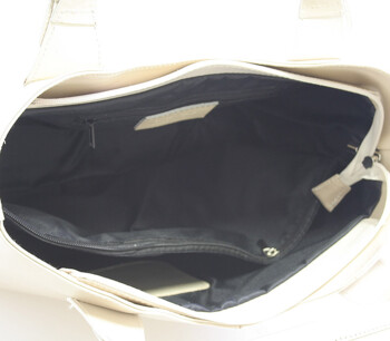 Krémová kožená kabelka ItalY Chloe