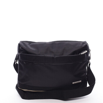 Černá taška přes rameno Diviley Emil