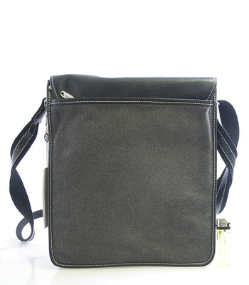 Černá moderní pánská taška přes rameno Hexagona 409111