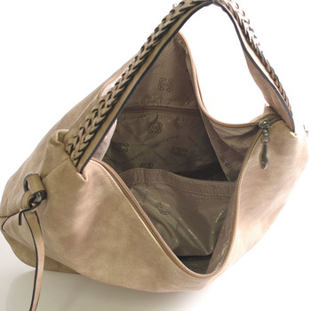 Béžová elegantně sportovní kabelka přes rameno Silvia Rosa Dorothy