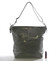 Šedá kožená velká crossbody kabelka ItalY Isabel