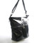Černá kožená velká crossbody kabelka ItalY Isabel