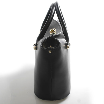 Dámská kabelka černá kožená - ItalY Daria