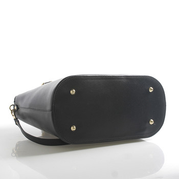 Dámská kabelka černá kožená - ItalY Daria