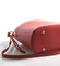Červená luxusní kožená kabelka ItalY Patricia