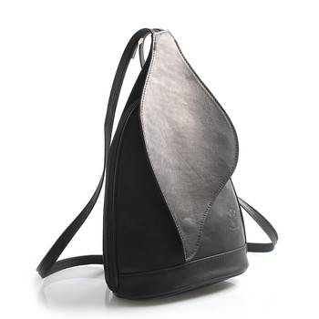 Dámský batoh černý kožený - ItalY Corynn