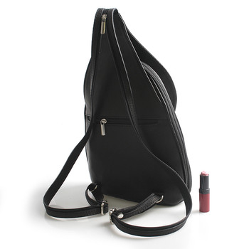 Dámský batoh černý kožený - ItalY Corynn