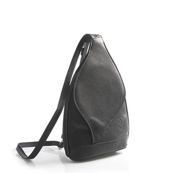 Dámský batoh černý kožený - ItalY Nova