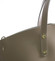 Khaki kožená kabelka do ruky ItalY Sydney