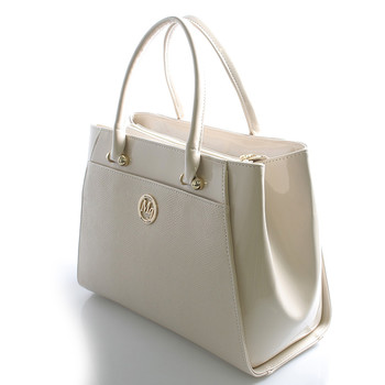 Dámská kabelka béžová lakovaná - Maggio Astrid