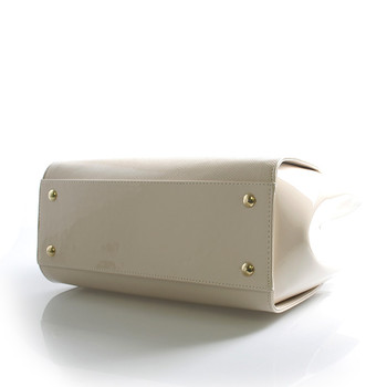 Dámská kabelka béžová lakovaná - Maggio Astrid