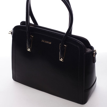 Dámská elegantní kabelka černá - David Jones Macrina