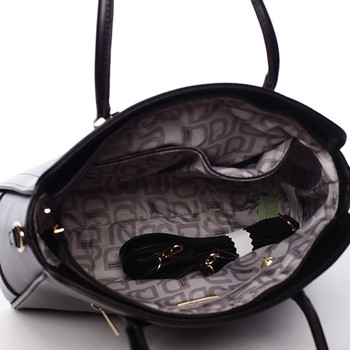 Dámská elegantní kabelka černá - David Jones Macrina