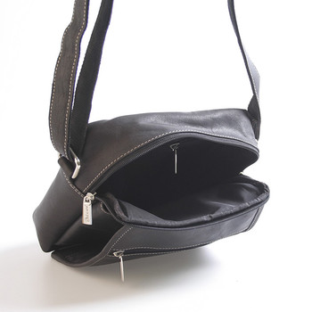 Pánská kožená taška černá - Delami Tobias 
