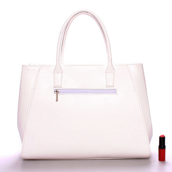Dámská luxusní kabelka matná bílá - Maggio Astrid