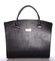 Dámská luxusní kabelka matná černá - Maggio Florida