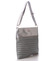 Dámská luxusní crossbody kabelka šedá - Carine Coletta