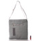 Dámská luxusní crossbody kabelka šedá - Carine Coletta