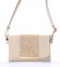 Dámská luxusní crossbody kabelka béžová - Hexagona Francesca 