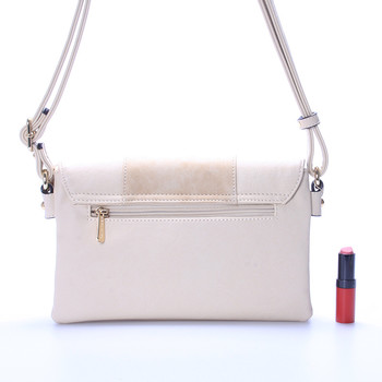 Dámská luxusní crossbody kabelka béžová - Hexagona Francesca 