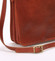 Luxusní pánská kožená taška přes rameno koňaková - ItalY Alonzo