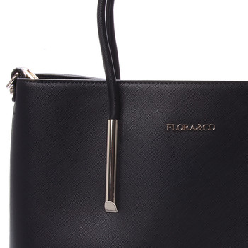 Luxusní dámská kabelka černá - FLORA&CO Paris