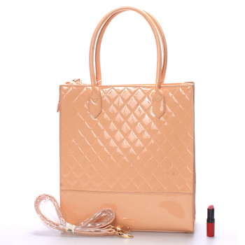 Dámská luxusní kabelka pudrová - LYDC Emmy