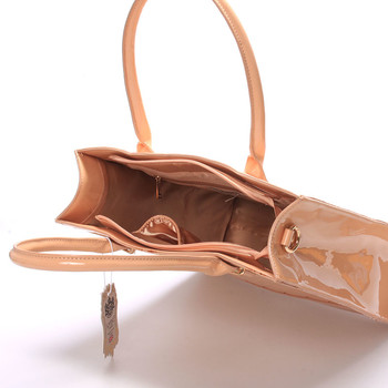 Dámská luxusní kabelka pudrová - LYDC Emmy