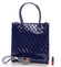 Dámská luxusní kabelka modrá - LYDC Emmy