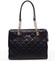 Dámská prošívaná černá kabelka - David Jones Sara
