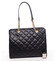 Dámská prošívaná černá kabelka - David Jones Sara