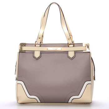 Dámská luxusní šedá kabelka - LYDC Eleonora