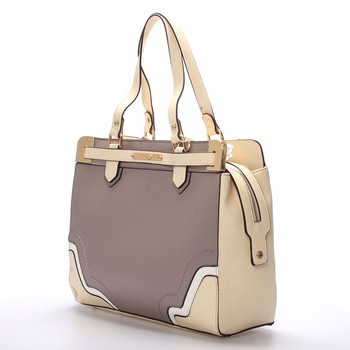 Dámská luxusní šedá kabelka - LYDC Eleonora